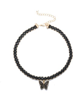 Lace Choker Butterfly Design Necklace