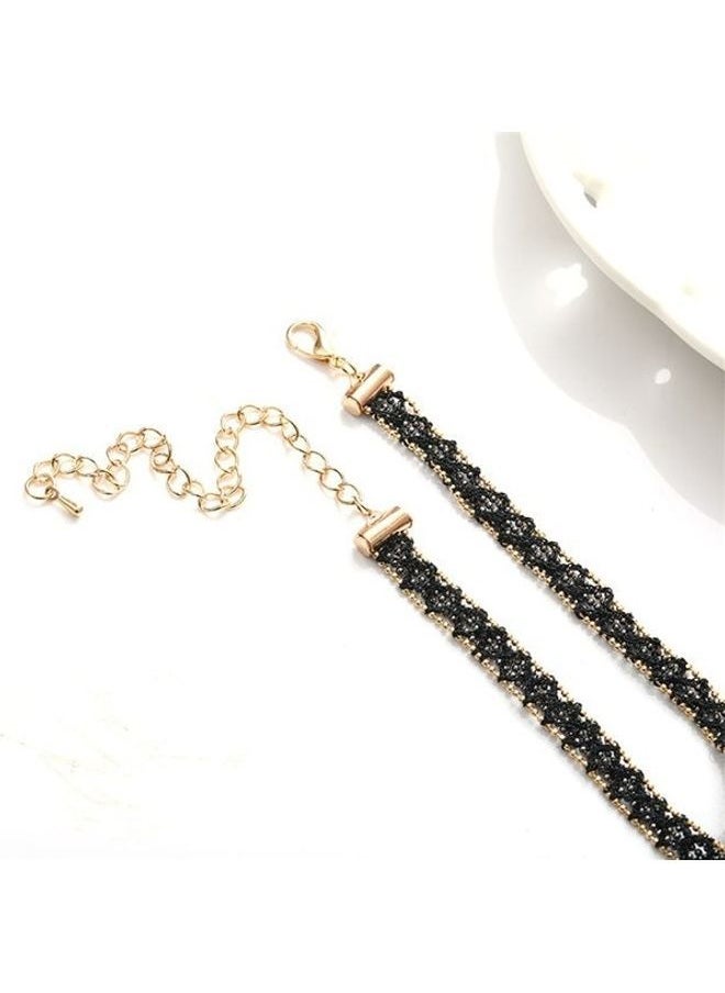 NIBEMINENT - Lace Choker Butterfly Design Necklace - Image 1