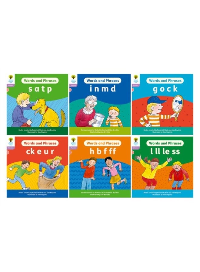 Oxford Reading Tree Floppy s Phonics Decoding Practice Oxford Level 1 Mixed Pack of 6 - Paperback
