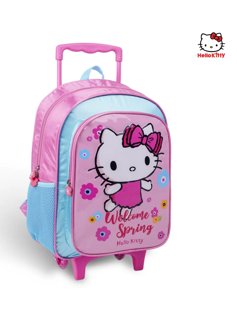 سانريو مجموعة عربة هالو كيتي سانريو الربيعية  في  مقاس  بوصة حقيبة غداء وحقيبة أقلام وعلبة تغليف