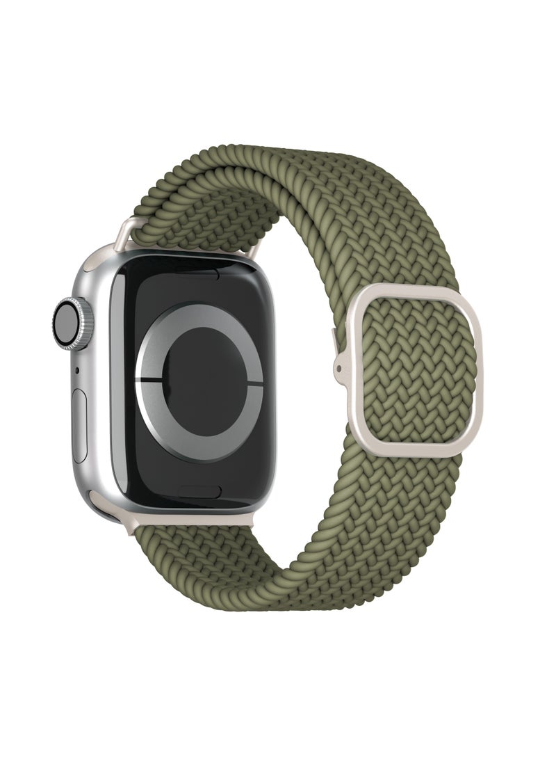 LEVELO Crisben Watch Strap for Apple Watch 45/44/42mm - Green  - Image 5