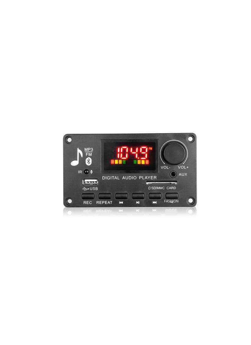 Generic 80W Bluetooth Amplifier Module MP3 Decoder Board Black 