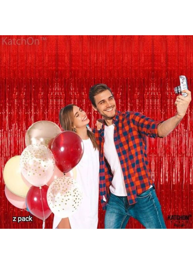 ستارة معدنية لتزيين حفلات الكريسماس - قطعتين - 5.1 متر × 1 متر - Image 3