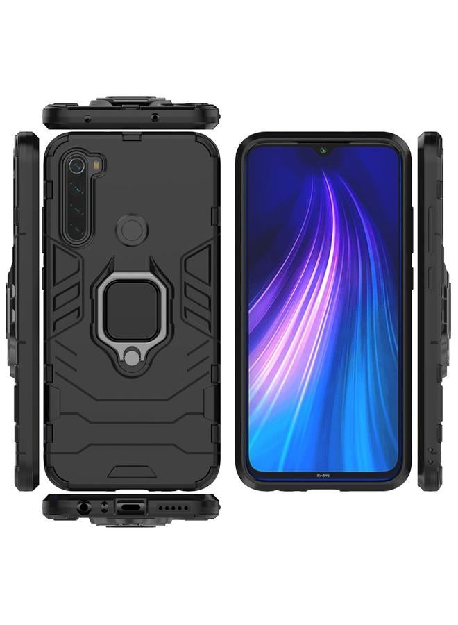 erorex Case For Redmi Note8 Pro PC + TPU Shockproof Protective Case with Magnetic Ring Holder - Image 2