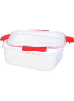 2.1L Food Container Clear with Red Clips - pzsku/Z6B66252154828B1B5762Z/45/_/1722935523/7fca3bc9-dc5a-4ac7-a982-c2fde805cf95