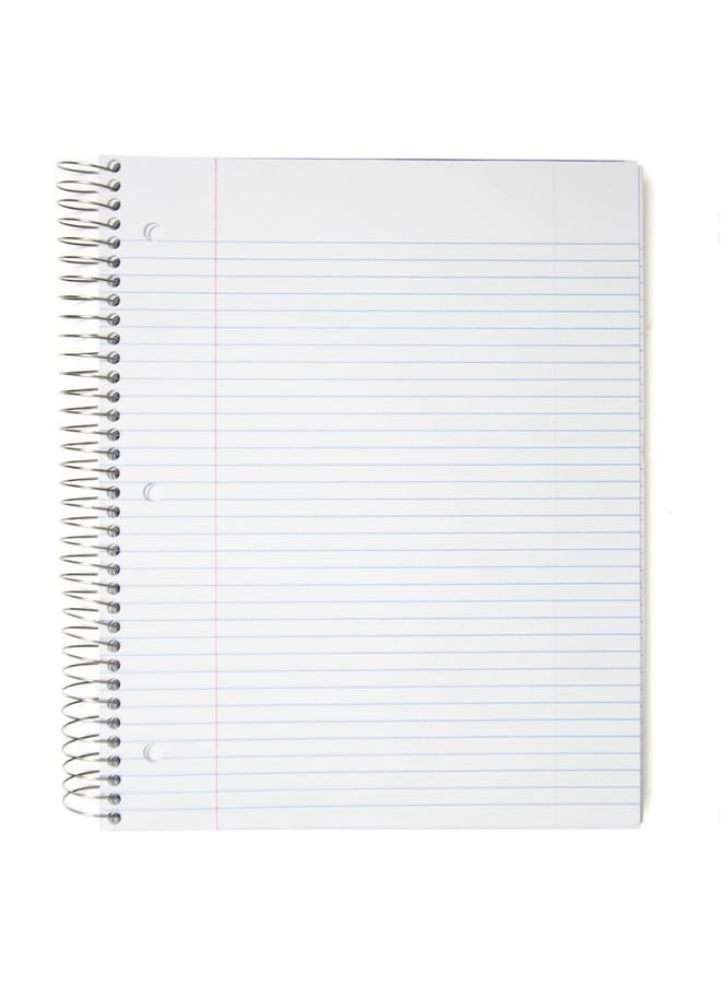 Top Flight Wired 5-Subject Wirebound Notebook with 8 Pockets, 160 Sheets, College Rule, 11 x 8.875 Inches, 1 Notebook, Cover May Vary (33182) - Image 5