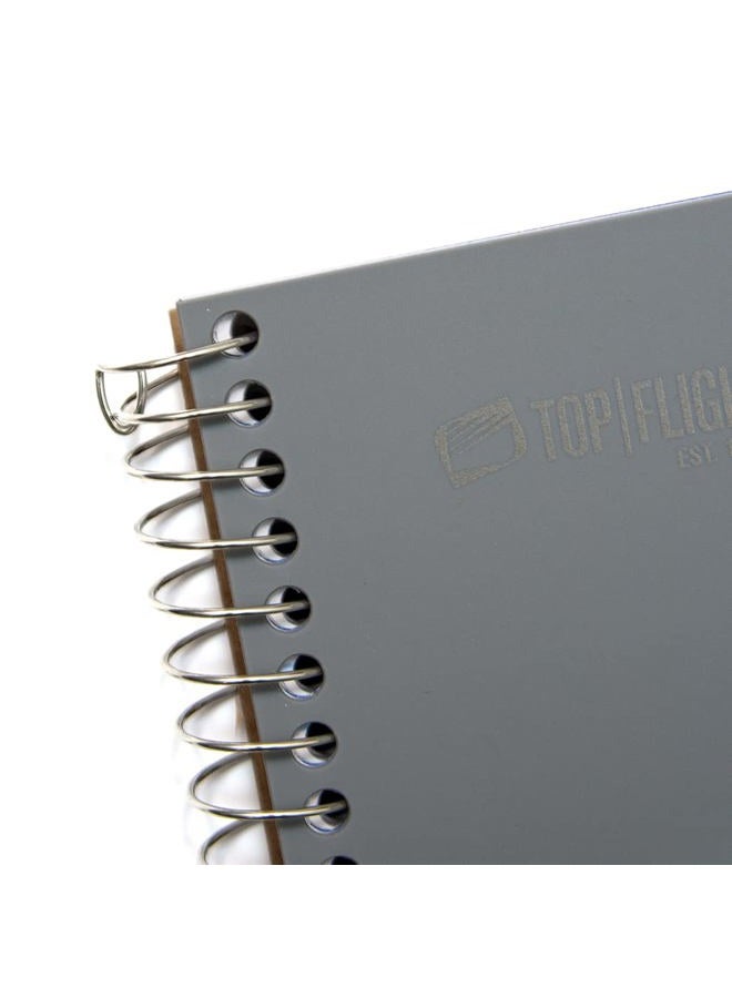 Top Flight Wired 5-Subject Wirebound Notebook with 8 Pockets, 160 Sheets, College Rule, 11 x 8.875 Inches, 1 Notebook, Cover May Vary (33182) - Image 3