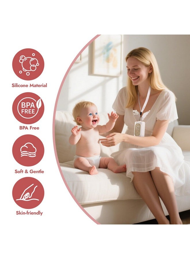 NCVI ملحقات مضخة الثدي القابلة للارتداء NCVI مناسبة لـ 8138/8787/8786/8122-3، أكواب مضخة الثدي بدون استخدام اليدين، فلاتر 21/24/28 مم، عبوة واحدة - Image 4