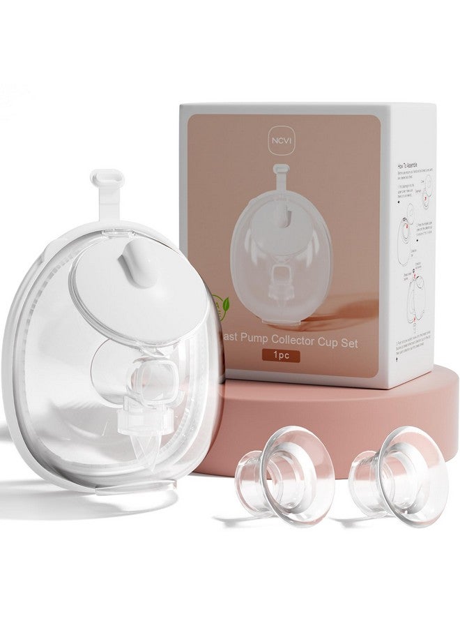 NCVI ملحقات مضخة الثدي القابلة للارتداء NCVI مناسبة لـ 8138/8787/8786/8122-3، أكواب مضخة الثدي بدون استخدام اليدين، فلاتر 21/24/28 مم، عبوة واحدة - Image 1