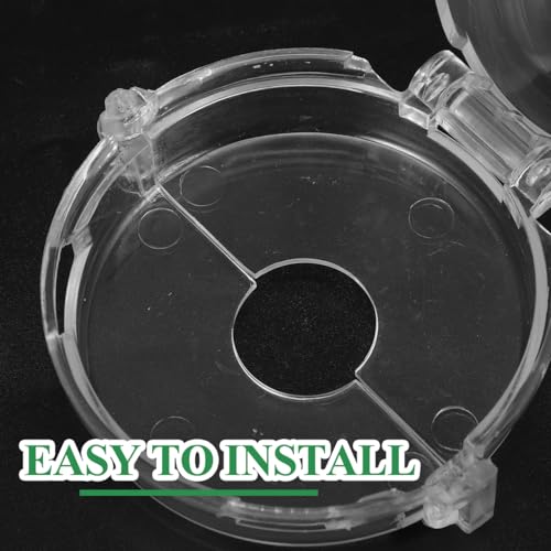 TOYANDONA Clear Stove Knob Covers 5pcs Universal Oven Stove Gas Knob Cover Child Safety Children Kitchen Stove Gas Knob Covers Protection Gas Safety Case Stove Knob Case for Kitchen Baby Kid - Image 4