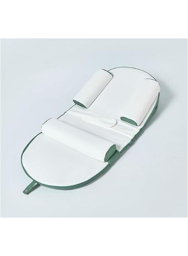 هوكور Toriseek Baby Nests, Baby Lounger, Infant Travel Bed,Baby Nest Ultra Soft, Anti-spitting Ramp Pillow, 0-30° Height Adjustable Relieves Vomiting Milk, Intestinal Colic (Green) - Image 1