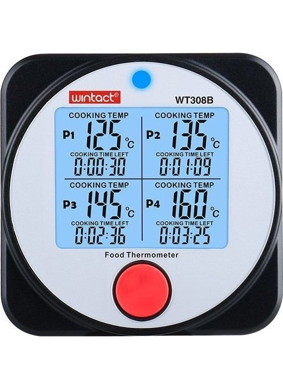 LAB - Food Thermometer Bluetooth Digital Stub 4 Channel - Image 1