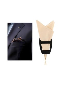 Generic Napkin holder for men's suit - high-quality material, two pieces  - Image 2