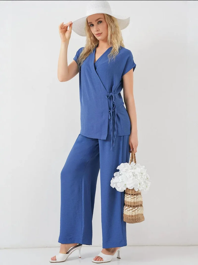 BDART V-Neck Textured Two-Piece Co-ord Set