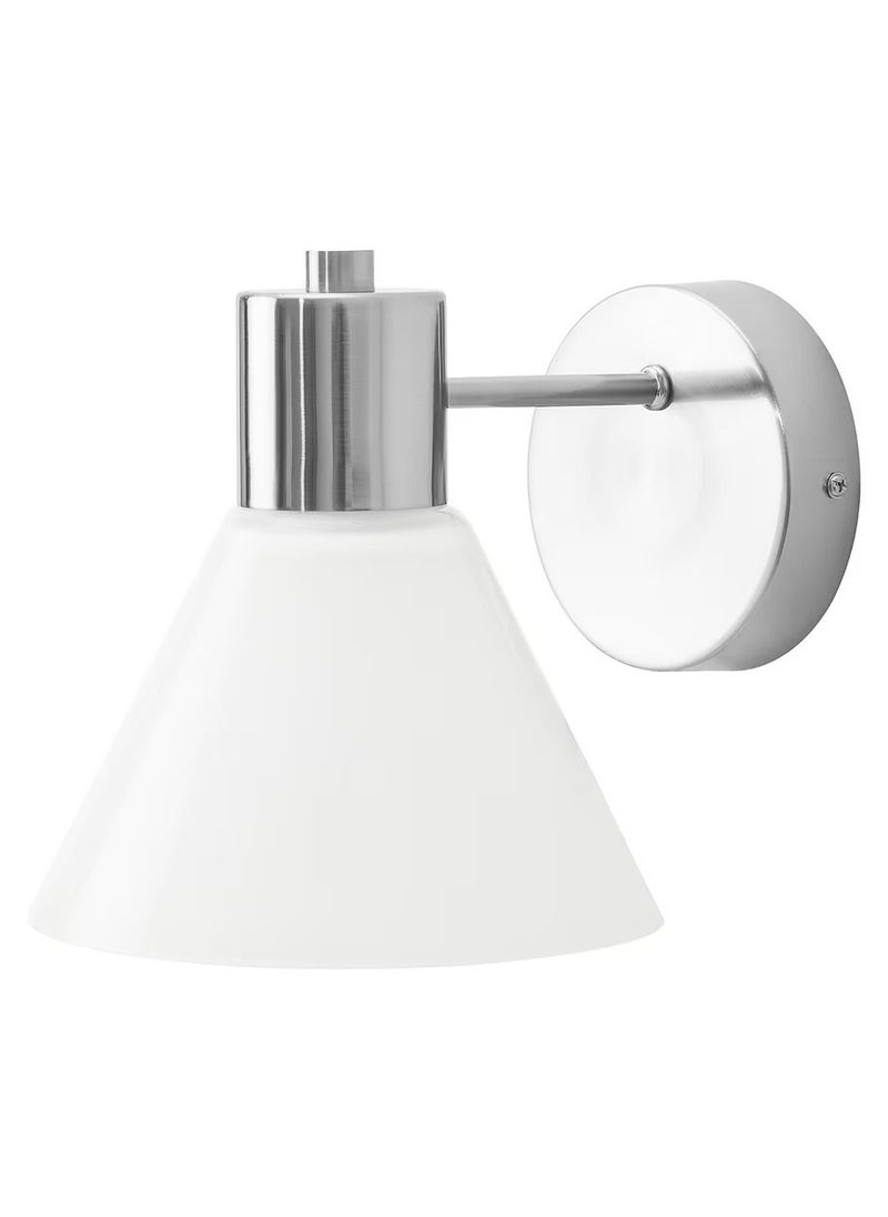 WK - Wall Lamp Nickel Plated/Glass - Image 1