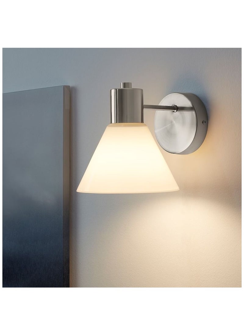 WK - Wall Lamp Nickel Plated/Glass - Image 1