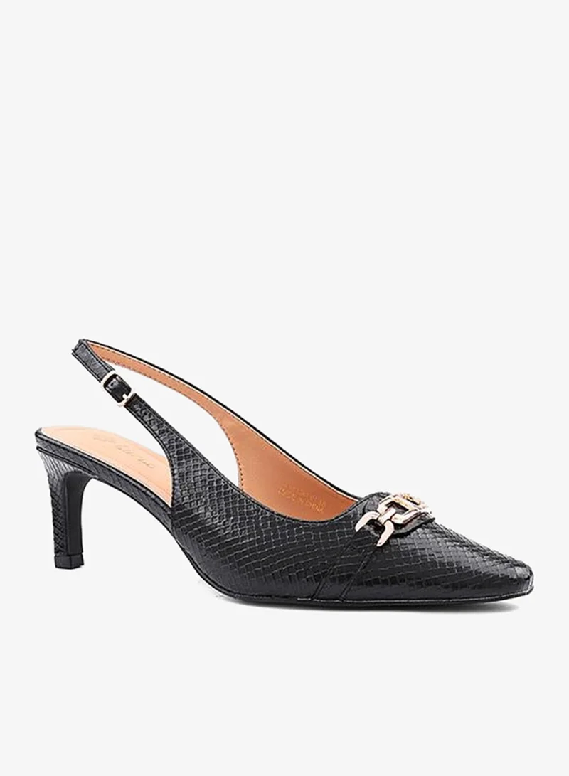 Cuple Women Pointed Toe Mule Heels