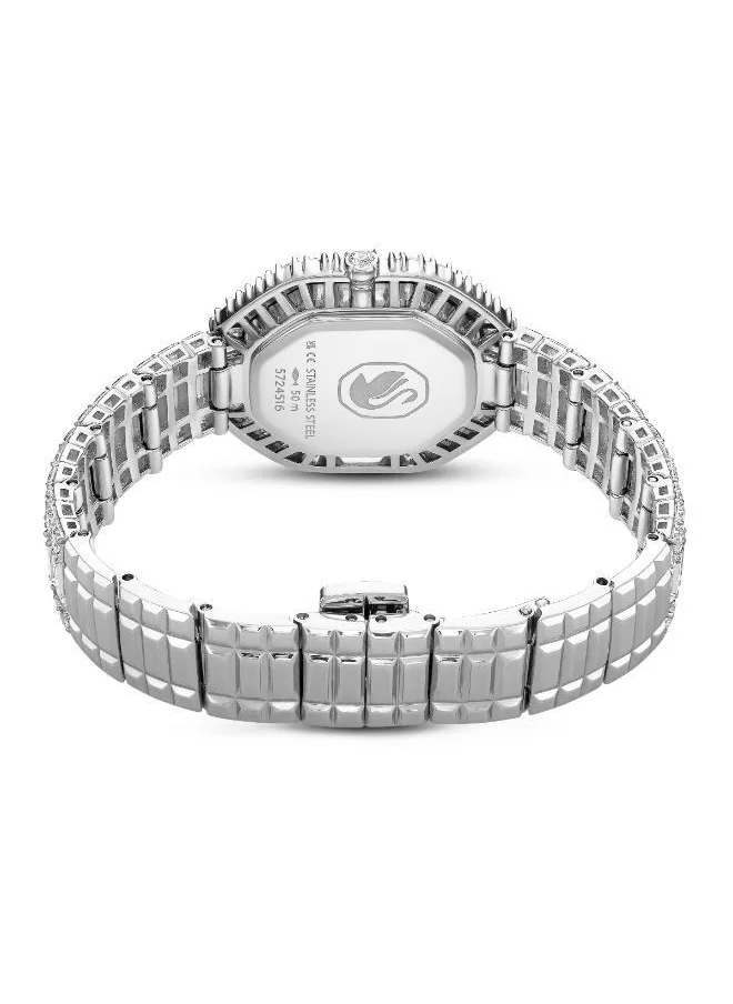سواروفسكي Matrix Octagon Steel Strap Analog Watch