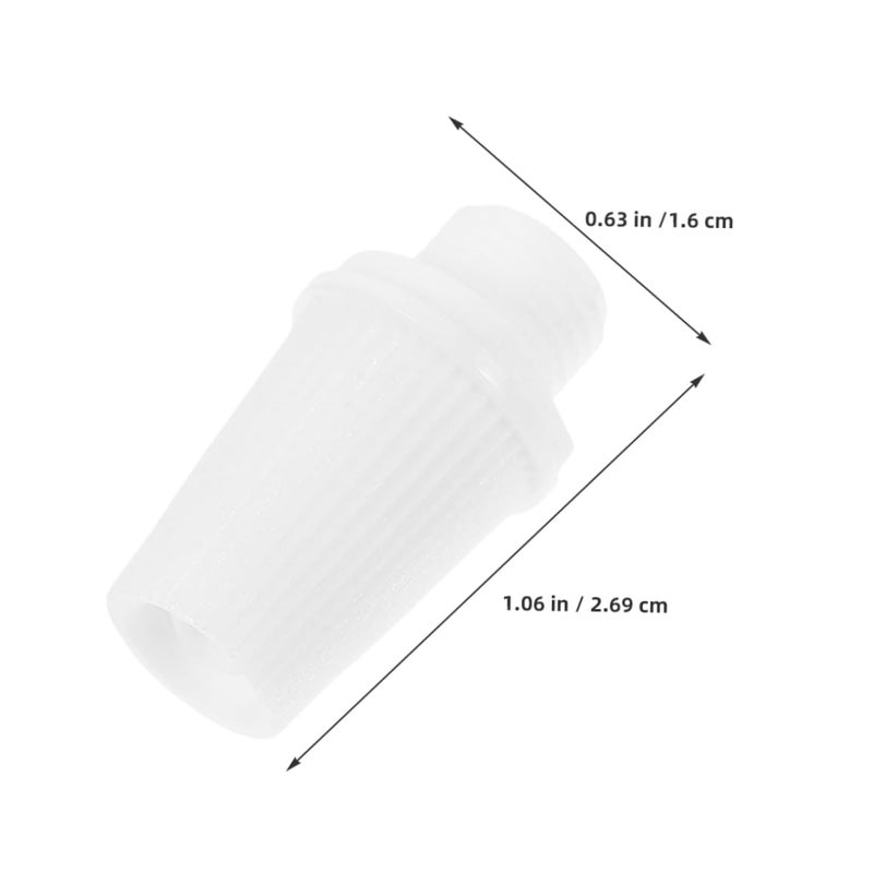 White Cord Clips 60PCS Transparent Plastic Cable Fasteners For Pendant Light Fixtures - Image 3