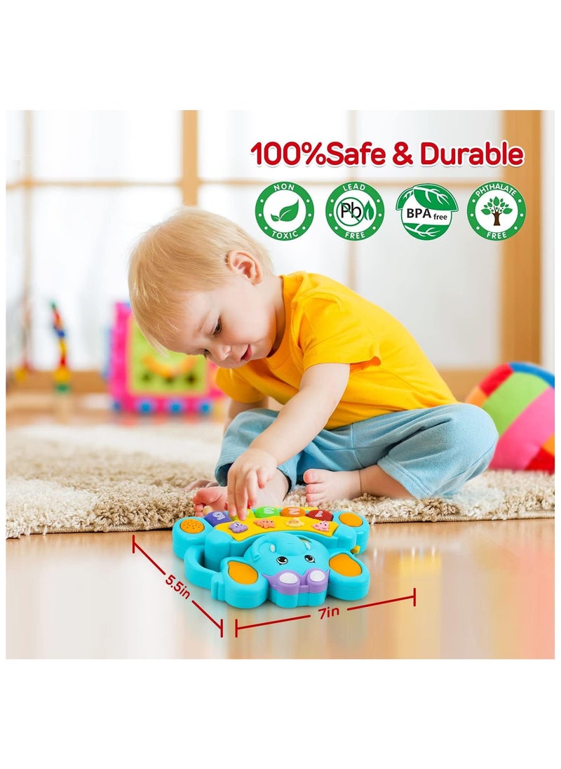 ماركة غير محددة Life Baby Piano Toys 6 to 12 Months, Musical Toys for Baby 0 6 9 12 18 Months, Early Learning Educational Piano Keyboard Infant Toys for 1 Year Old Boys Girls Birthday Xmas Gifts  - Image 5