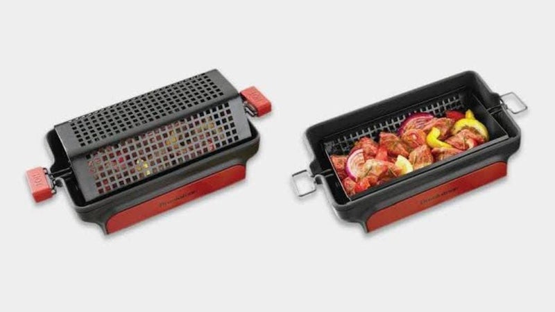 Multi-Use Rotating Grill for Meat and Vegetables