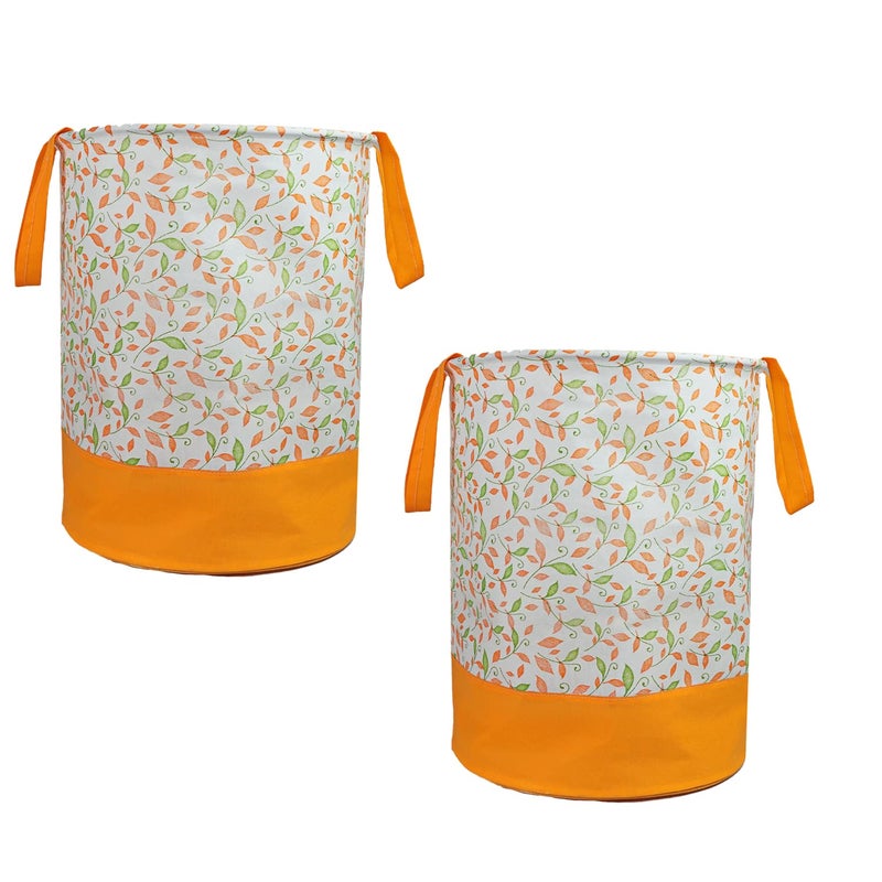 Unicrafts Laundry bag Printed Waterproof Light Weight Collapsible Foldable Laundry Bag for Clothes and Toys Storage Canvas Laundry BagLaundry Basket Organizer - Image 1