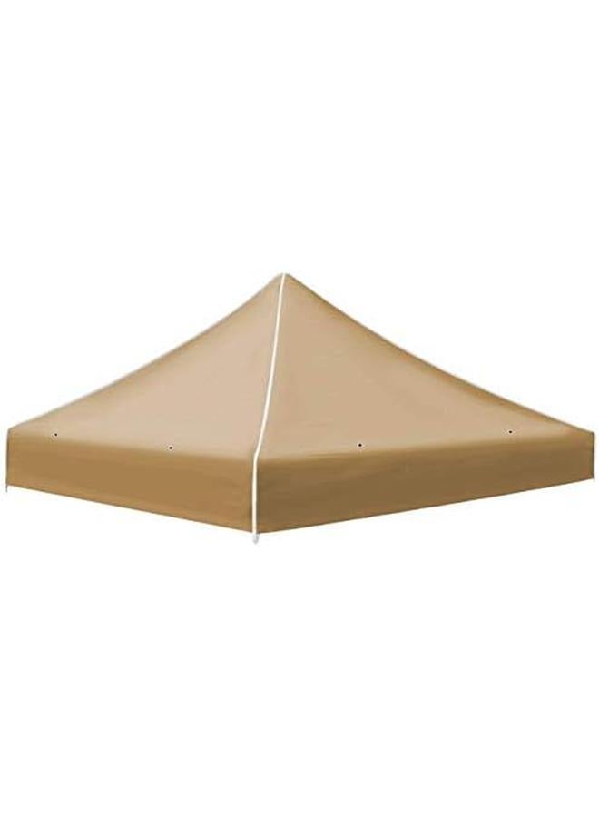 Generic Ez Pop Up Instant Canopy 9.8'X9.8' Replacement Top Gazebo Ez Canopy Cover Patio Pavilion Sunshade Polyester Tan  - Image 3
