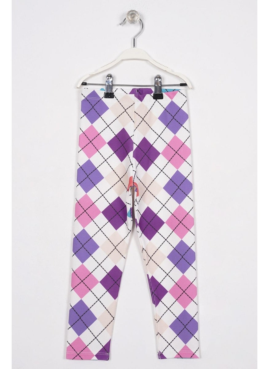 WEWE 524004 Girl 3-7 Years Old Patterned Tights  - Image 1