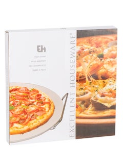 Excellent Houseware Pizza Baking Stone With Metal Holder  - Image 3