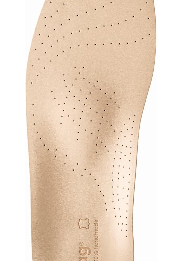 Pedag Viva High Insoles | Extra High Arch Support for Plantar Fasciitis Relief | Handmade Leather | Men US 10 / EU 43 - Image 1