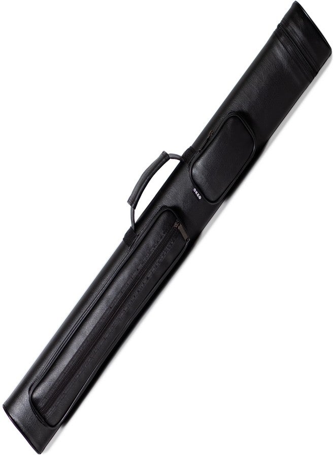 OKKO Billiard Pool Cue Hard Oval Case Black 2x2 - Image 1