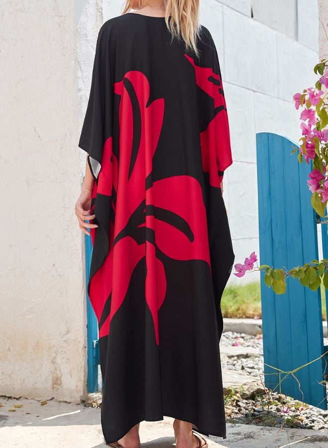 Tepveisoy Women's Dress,Cover Up Beach Dresses,Vacation Loose Robe,Bikini,Sun-protective Smock  - Image 4