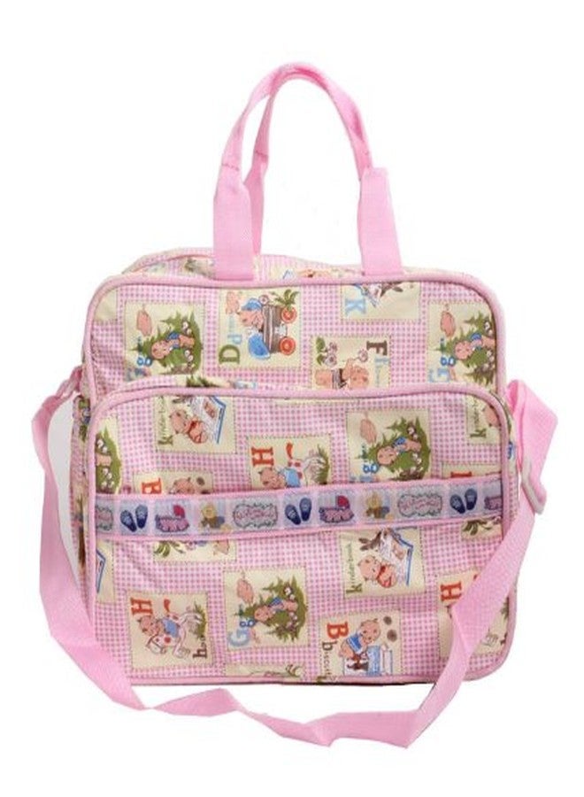 RL Walletsnbags Baby Diaper Nappy Changing Mother's Travel Waterproof Bag (Pink) - Image 1