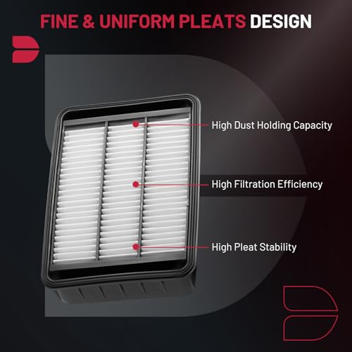 BDFHYK CA10497 Engine Air Filter Compatible with Mitsubishi 2008-2015 Lancer, 2007-2013 Outlander, 2011-2012 Outlander Sport, Replace# AF4034, A4034, 9023, 1500A023, MR552951, MZ690445 - Image 4