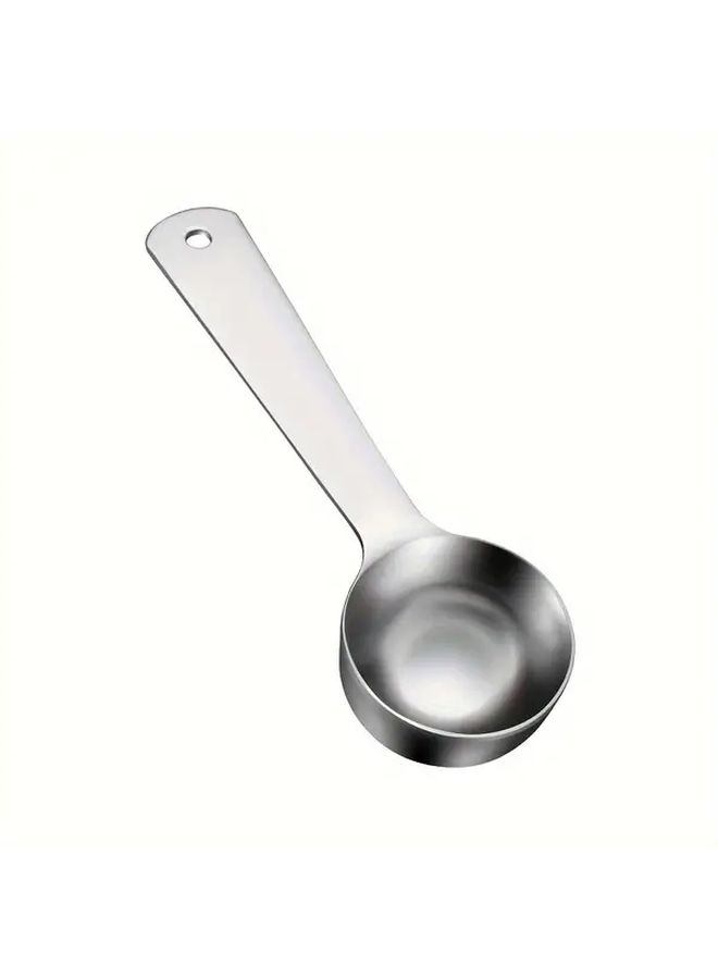 1pc Stainless Steel Measuring Spoon For Coffee Seasoning And Baking Tool - Image 2