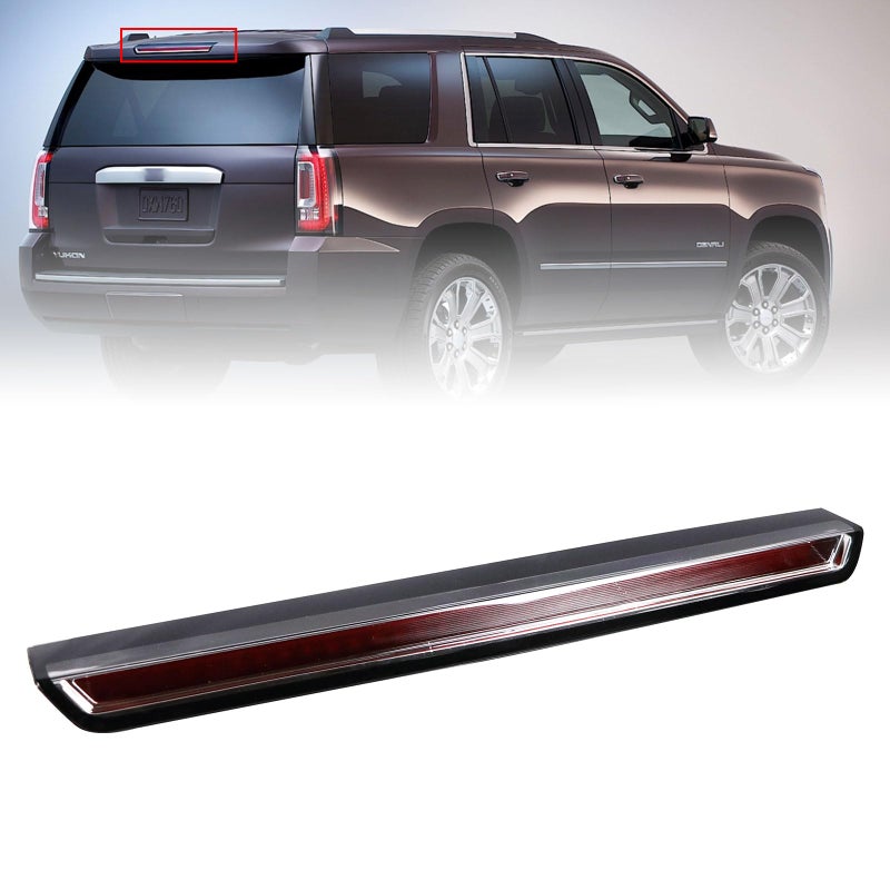 مجموعة ضوء الفرامل الثالث متوافقة مع GMC يوكون ويوكون XL كاديلاك إسكاليد وإسكاليد ESV 2015 2016 2017 2018 2019 2020 LED ضوء توقف مركزي مرتفع 22803028 923117