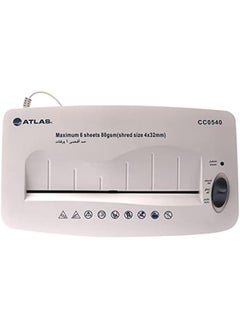 ATLAS Crosscut Paper Shredder 80 Gsm Shred Size 4 X 32 Mm As S2 Cc0540 White  - Image 2