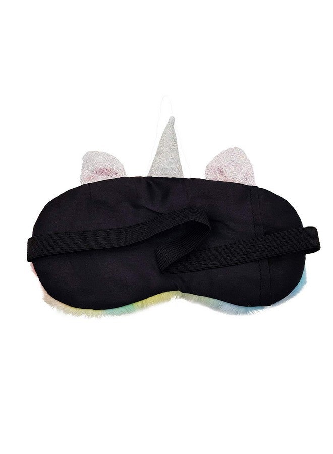 Jenna™ Cute Sleeping Eye Shade Mask Cover for Insomnia, Meditation, Puffy Eyes and Dark Circles Unicorn Multi color - Image 3