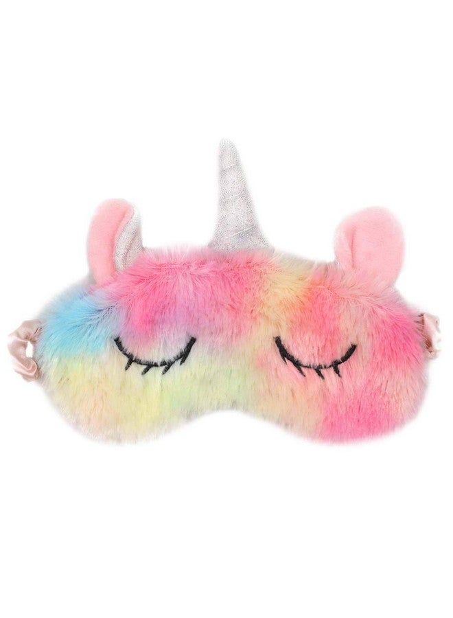 Jenna™ Cute Sleeping Eye Shade Mask Cover for Insomnia, Meditation, Puffy Eyes and Dark Circles Unicorn Multi color - Image 2