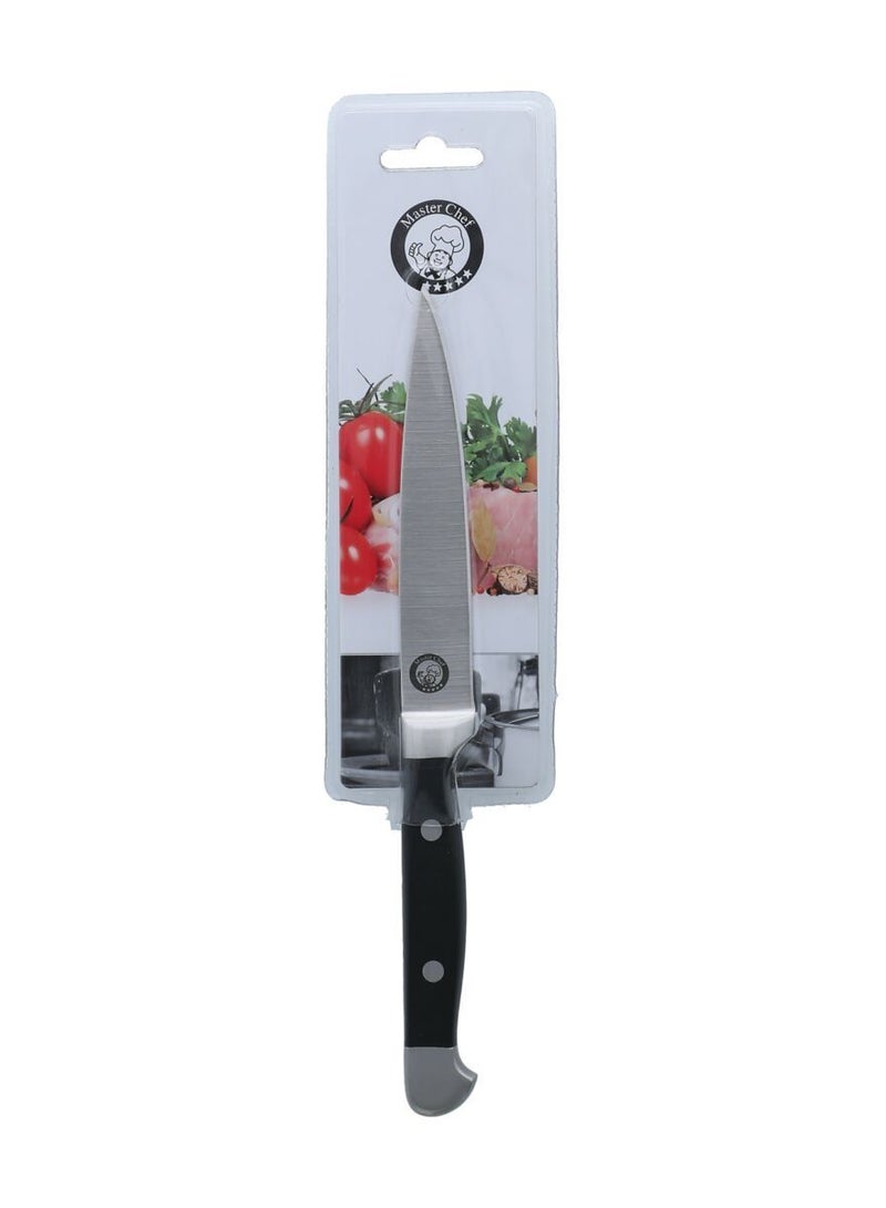 Master Chef Utility Knife Black And Silver 5 Inch