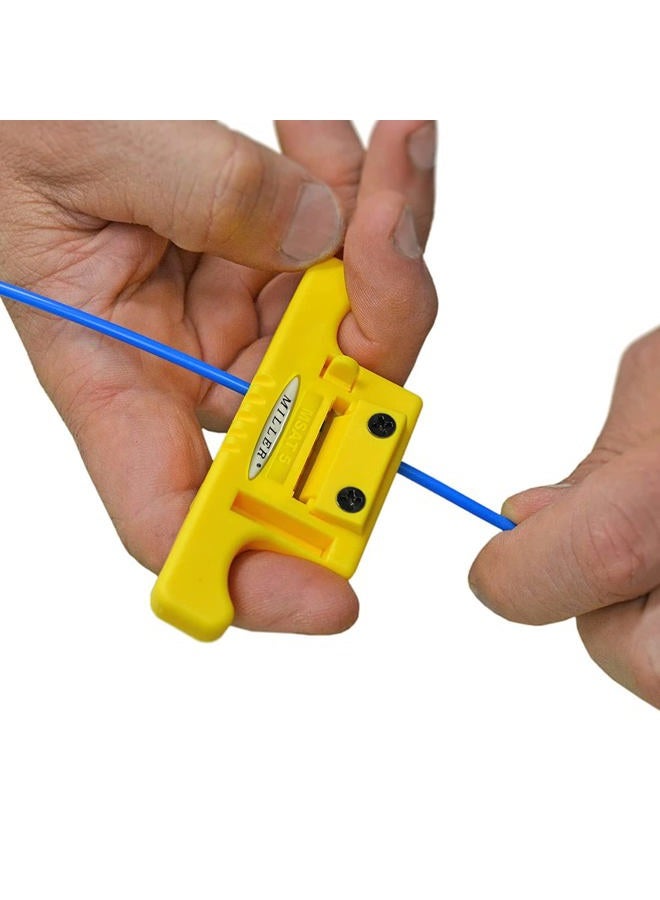 MILLER MSAT 5-Channel Mid-Span Fibre Access Tool, Heavy-Duty Electrical Wire-Stripper Tool for Working Technicians, Electricians, and Installers, Safe Cable-Splicing Tool, 1.36 Ounces - Image 2