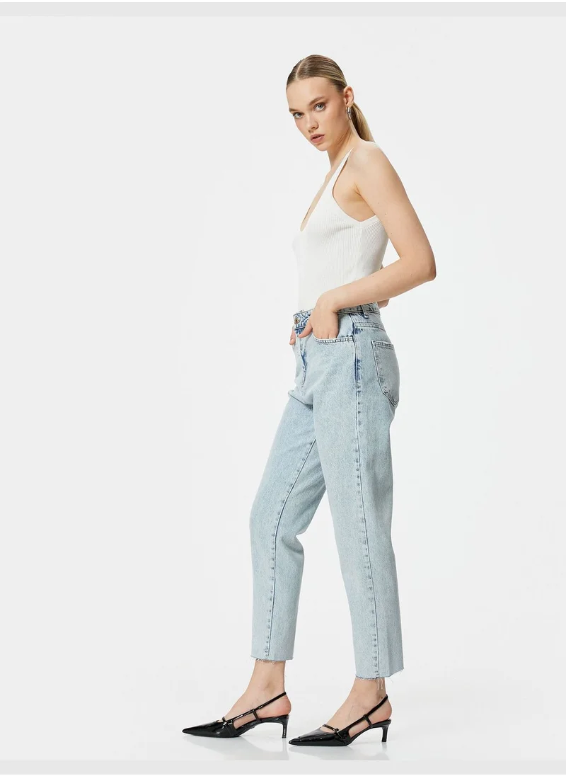 كوتون Mom Fit Jean