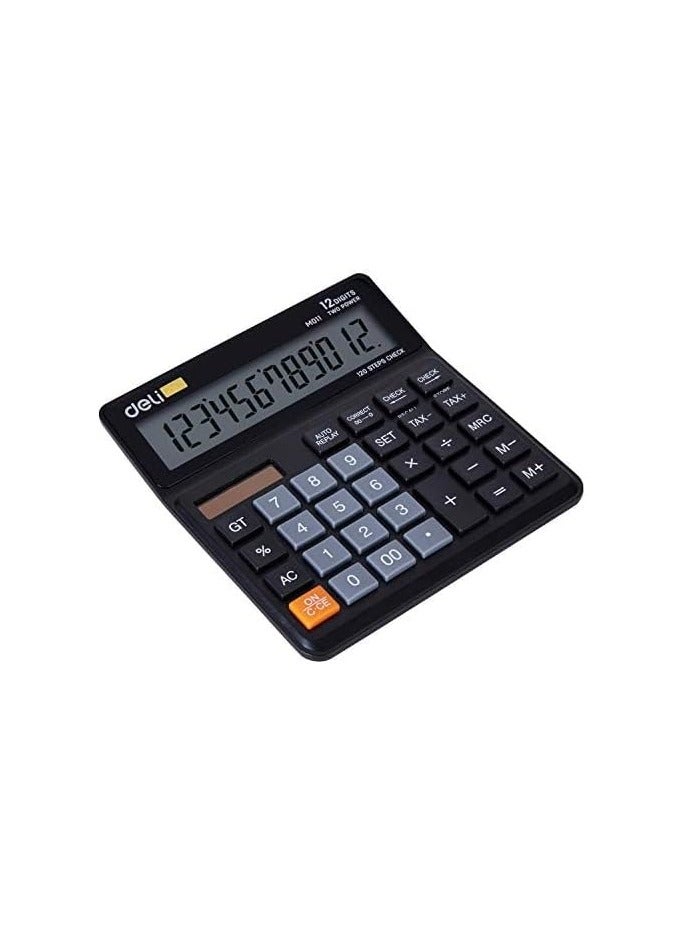 Deli EM01120 LCD Calculator Black - Image 2