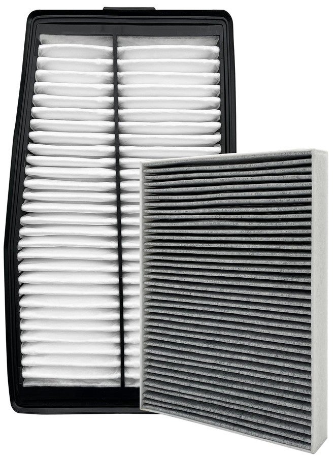 Capume Cabin and Engine Air Filter Fits for Santa Fe Hybrid 2021-2025, Sonata Hybrid 2020-25, Tucson Hybrid 2022-25, Sorento Hybrid 2021-25, Sportage Hybrid 2023-25, Fits 97133L1000, 28113-L5100 - Image 1