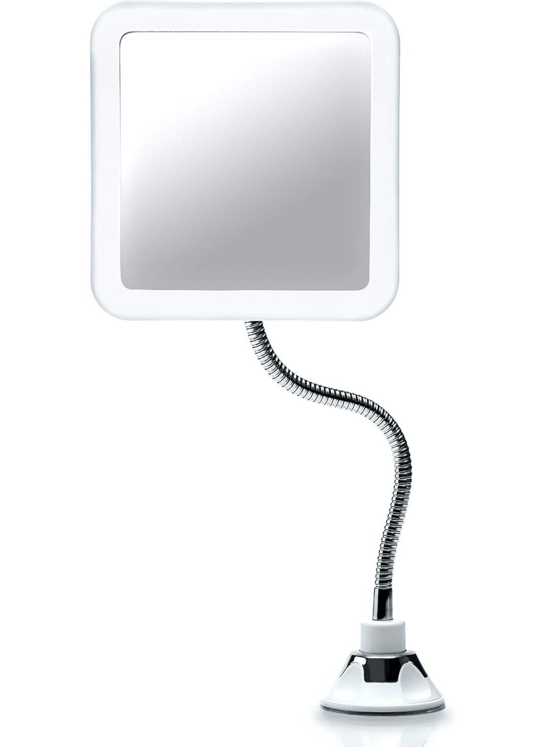 Fancii Fancii Flexible Magnifying Mirror 10X with LED Light and Gooseneck Lighted Travel Makeup Mirror Lock Suction Natural Daylight LED Cordless and Portable Mira Plus  - Image 1
