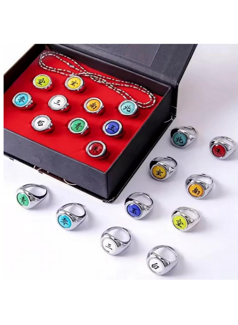 10pcs Anime Metal Rings Figure Cosplay Action Accessory Jewelry Cool Boys Girls Children Kids Toys Gifts for Fans Collection - Image 3
