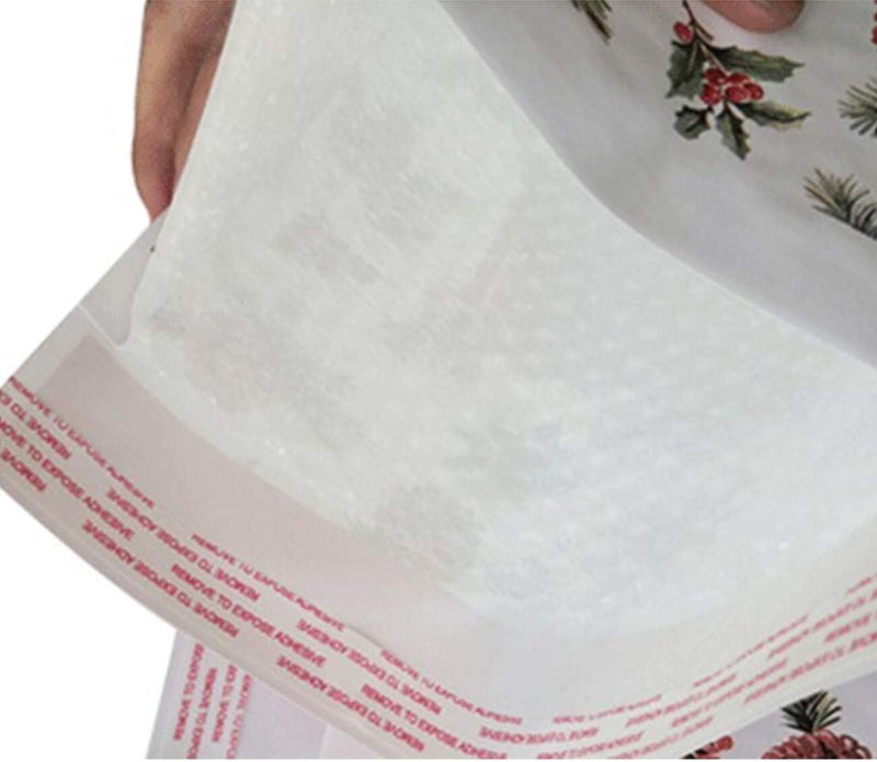 Orgrimmar 10 Packs 10.8"x11.2" Christmas Bubble Mailer Bubble Envelope Self-Seal Wrap Holiday Pouches Bags (Plants) - Image 3