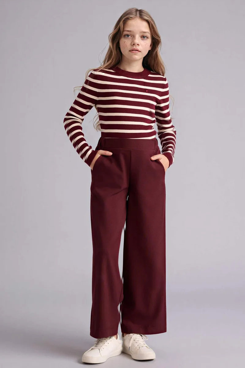 ديفاكتو Girl Striped Pullover
