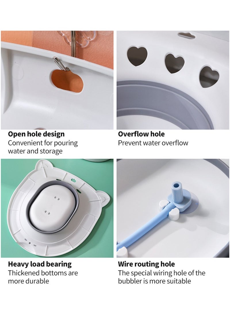 MileMelo - Sitz Bath For Toilet Seat Hemorrhoids Postpartum Care With Flusher Comfortable Seating Easy To Use And Clean - Image 1