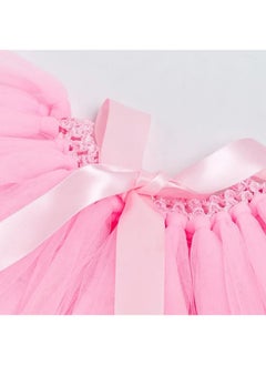 We Happy 3 Piece 2nd Birthday Baby Girls Dress Princess Costume Bodysuit with Tutu stripped Skirt and headband  - Image 3